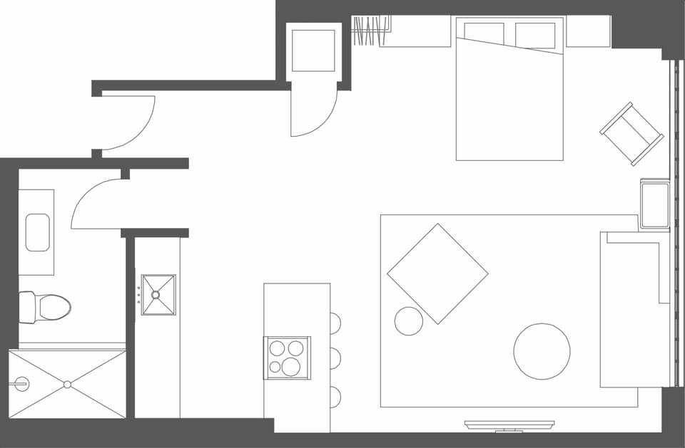 Will - One Bed Loft (3rd Floor) | Floor plan