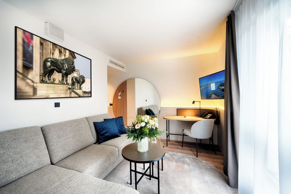 40-inch flat-screen TV with digital channels, TV