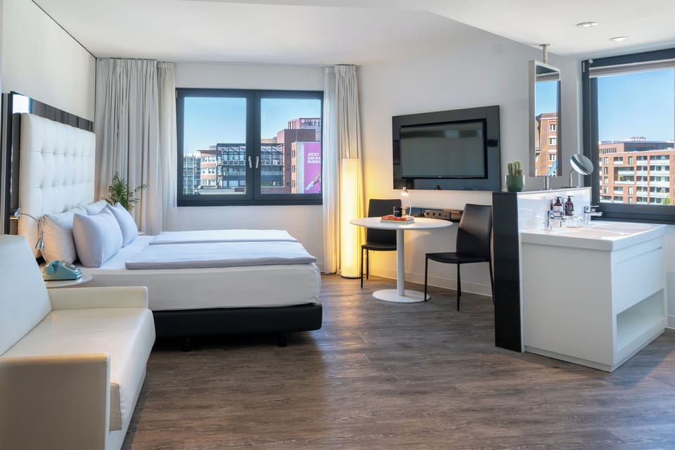 Minibar, in-room safe, desk, blackout drapes