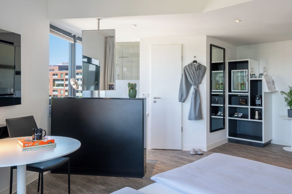 Minibar, in-room safe, desk, blackout drapes