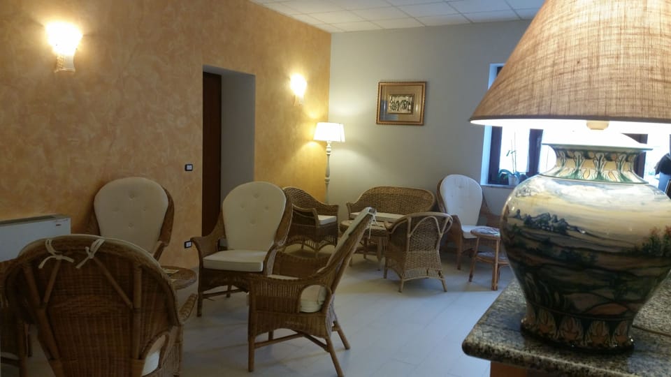 Lobby sitting area