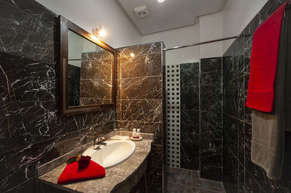 Room Jeudi | Bathroom | Shower, free toiletries, hair dryer, towels