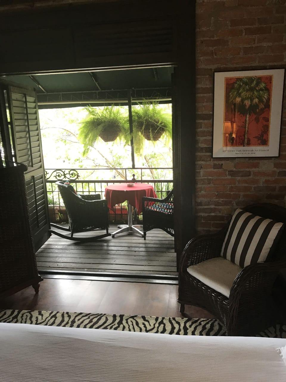 Front Side Balcony Suite, 1 King | Balcony view