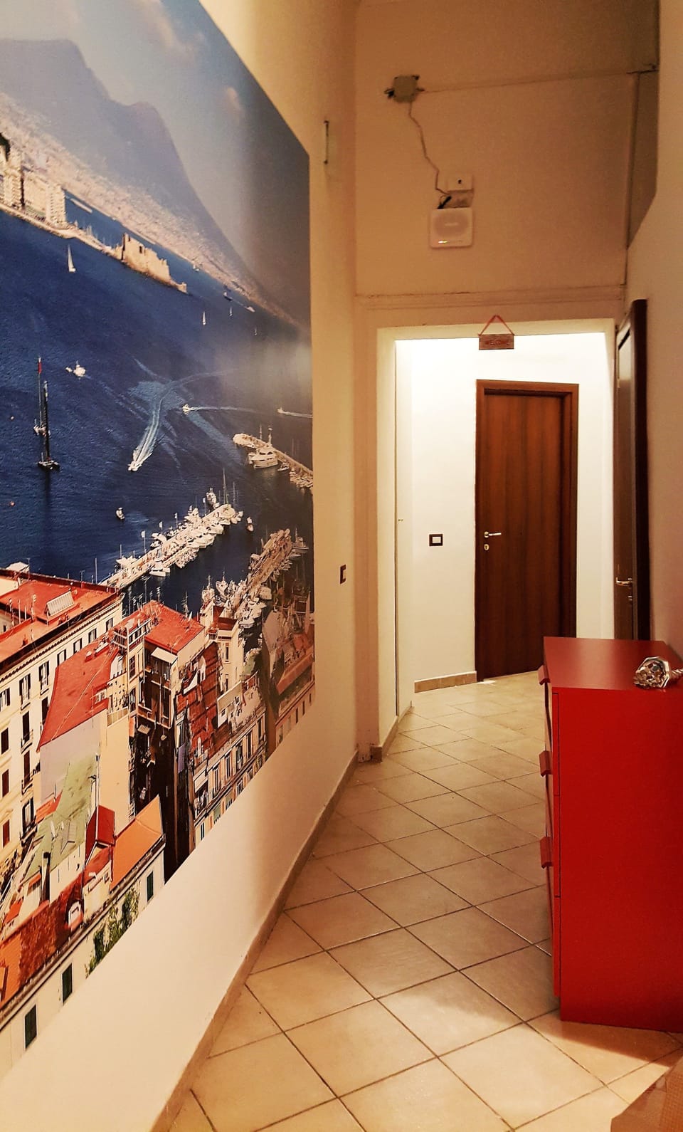 Interior entrance