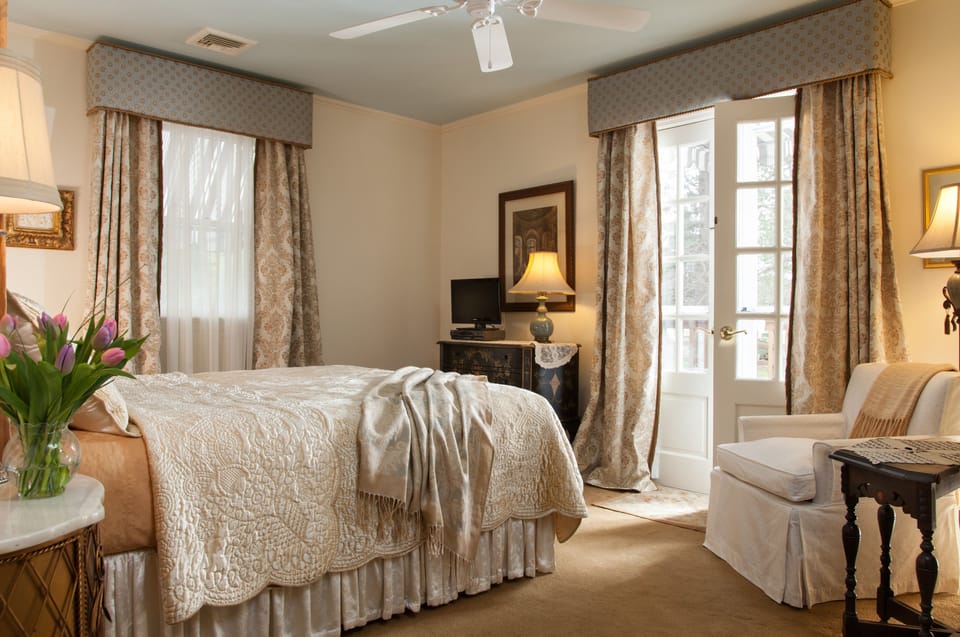 Blackout drapes, iron/ironing board (on request), WiFi (free)