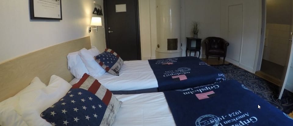 Double Room | Desk, blackout drapes, iron/ironing board (on request)