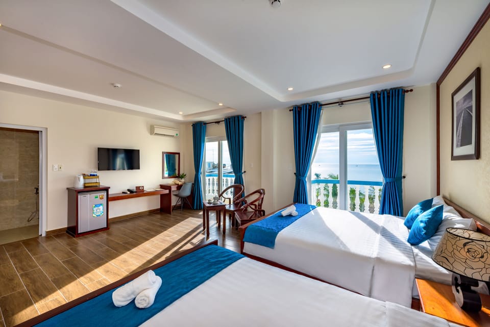 Executive Quadruple Room, Sea View | View from room