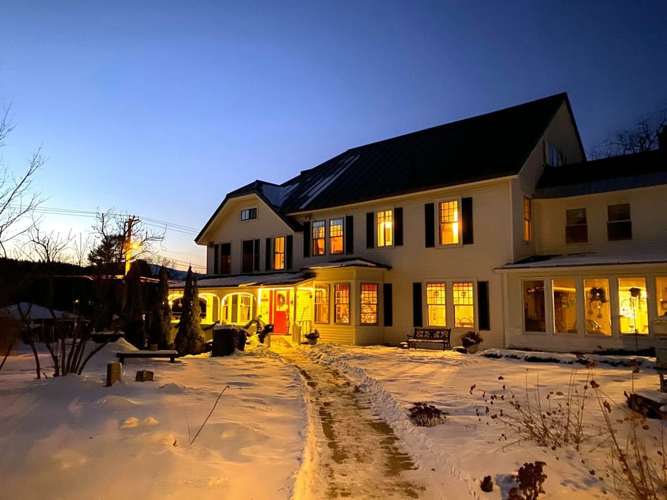 Front of property - evening/night