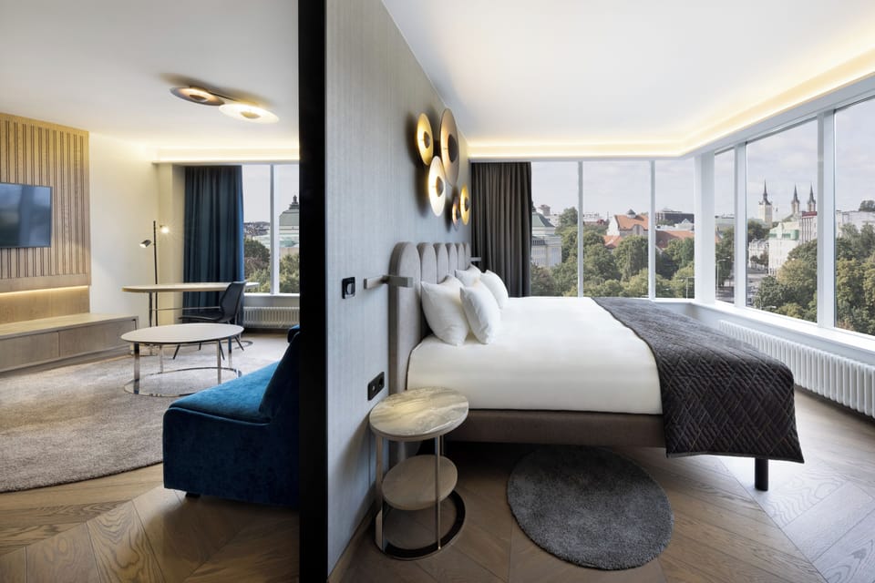 Suite, 1 King Bed, City View, Corner | View from room