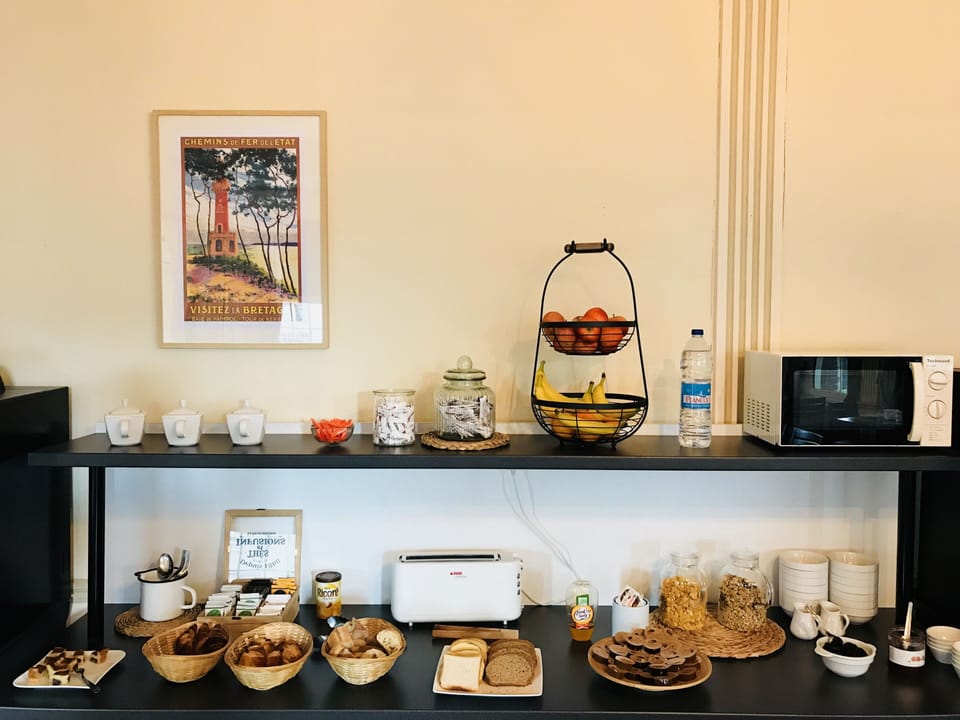 Daily buffet breakfast (EUR 12 per person)