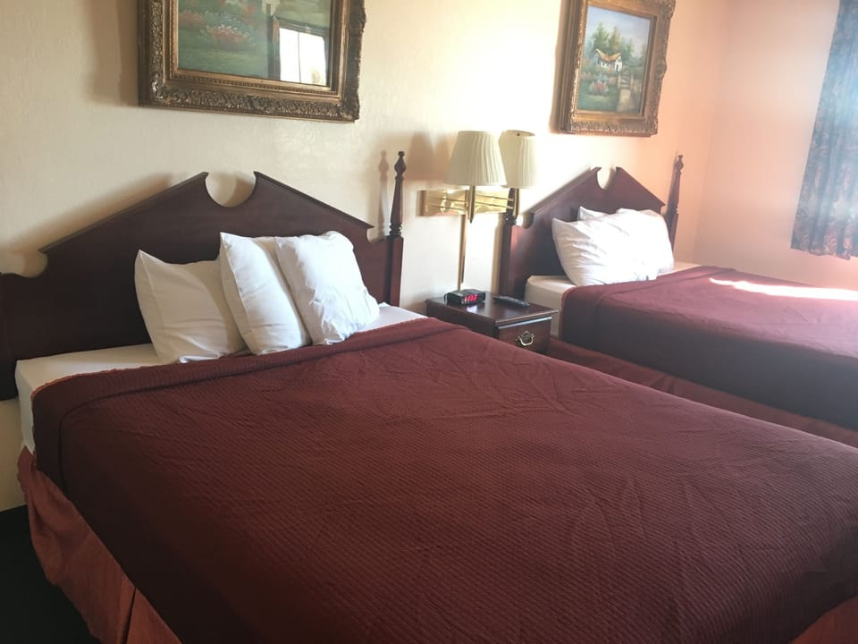 Standard Room, 2 Queen Beds, Non Smoking | Desk, free WiFi, bed sheets