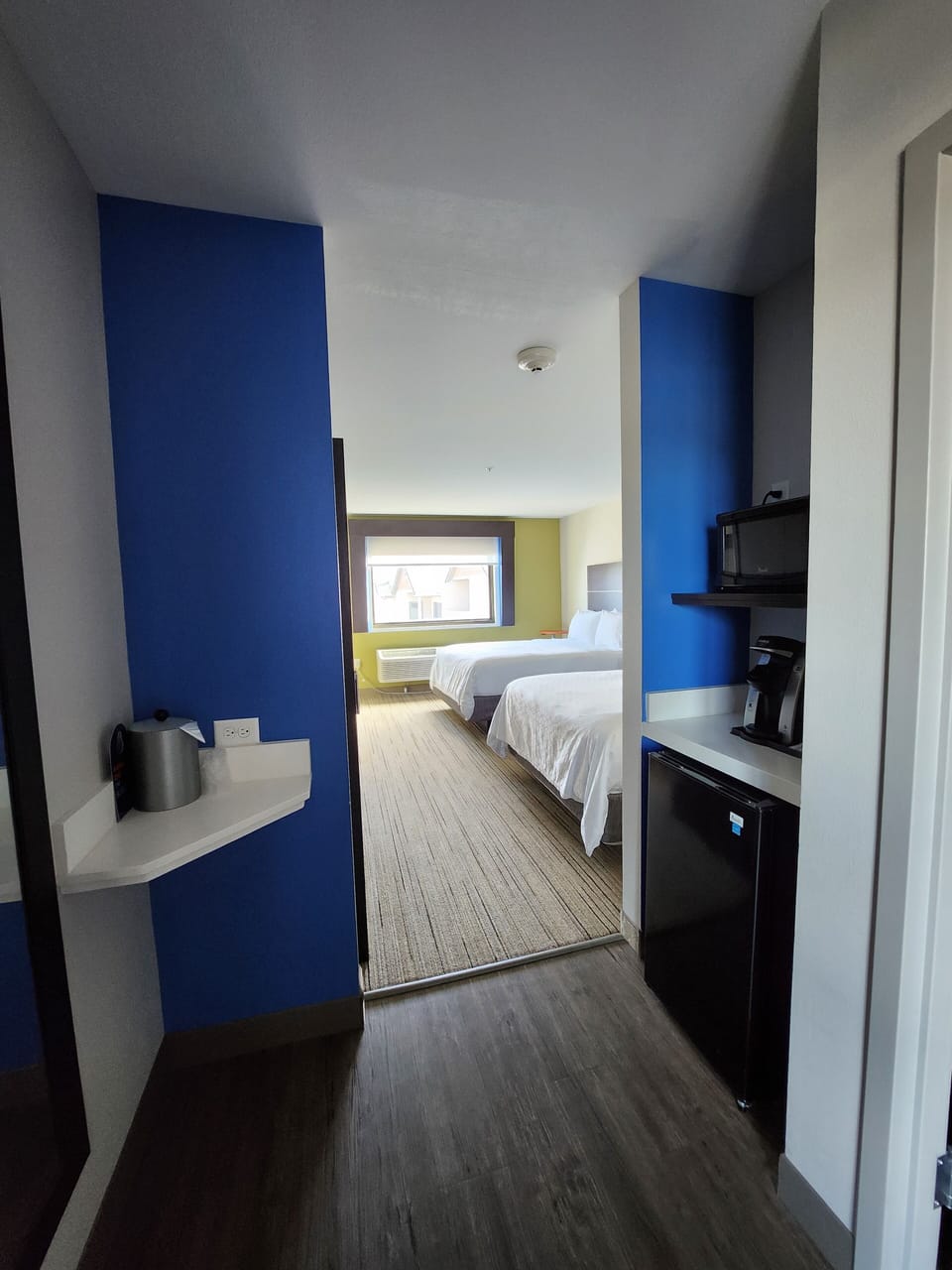 Standard Room, 2 Queen Beds | In-room safe, desk, laptop workspace, blackout drapes