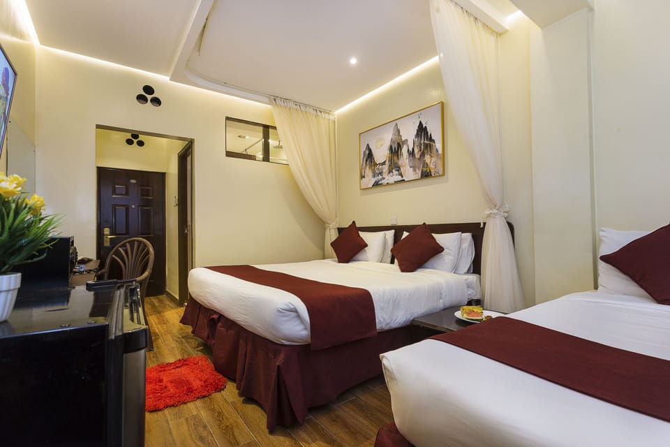 Deluxe Double or Twin Room | Premium bedding, in-room safe, desk, laptop workspace