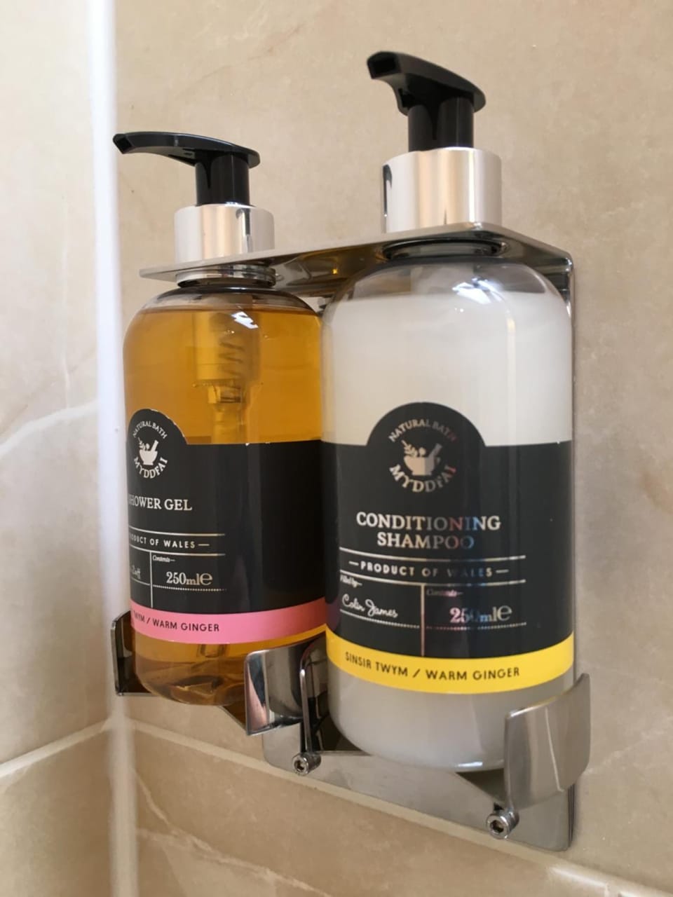 Shower, free toiletries, hair dryer, bathrobes