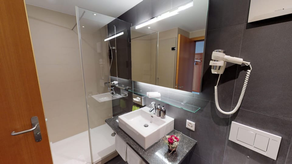 Shower, towels