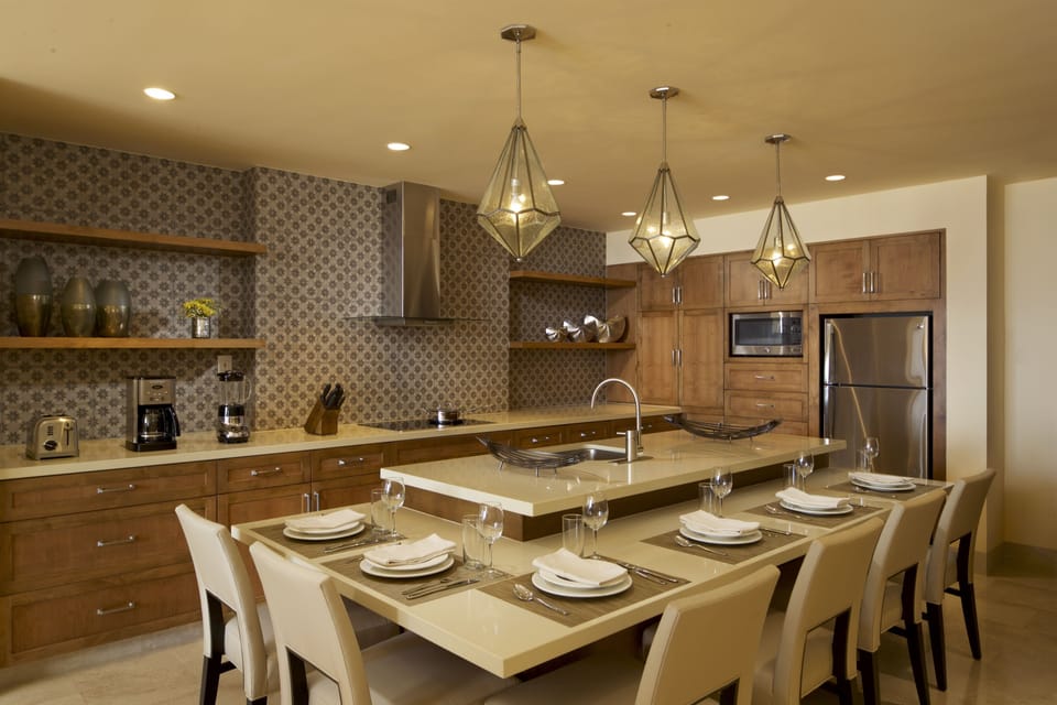 Presidential Suite, 2 Bedrooms | Private kitchen | Fridge, microwave, stovetop, dishwasher