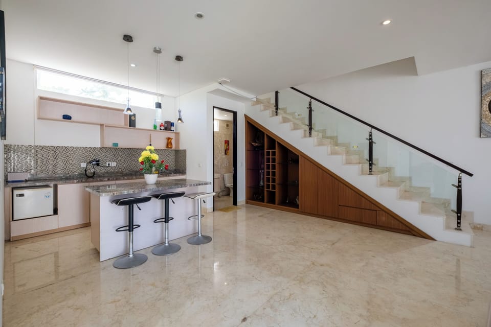 Villa, 3 Bedrooms, Private Pool | Living area | 50-inch flat-screen TV with cable channels, TV