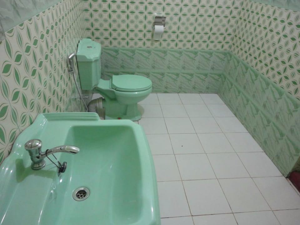Shower, free toiletries, hair dryer, bathrobes