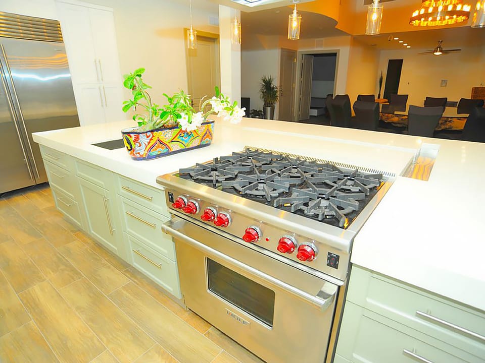 Luxury Villa, 6 Bedrooms, Ocean View | Private kitchen | Fridge, microwave