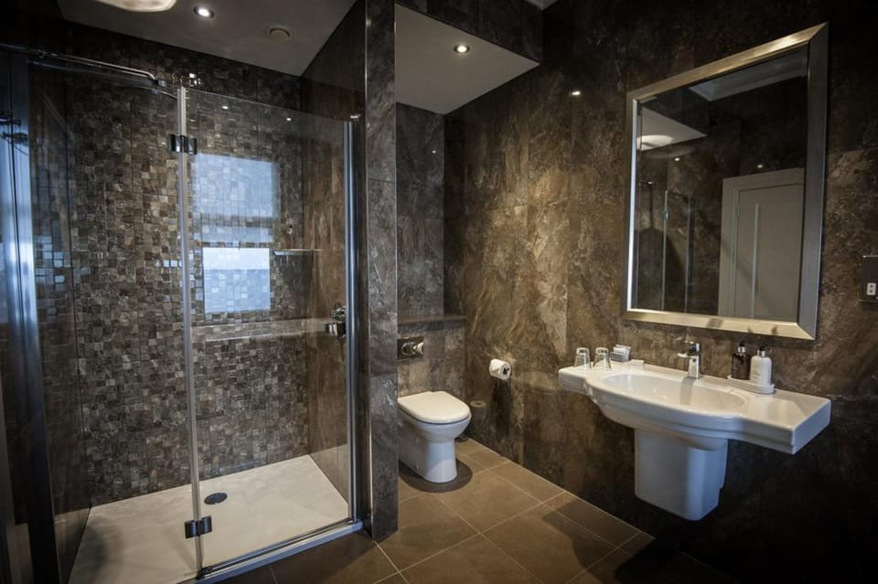 Free toiletries, hair dryer, towels