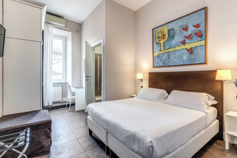 Standard Double Room | Premium bedding, down comforters, desk, laptop workspace