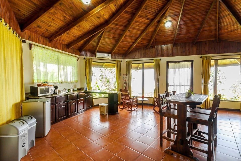 Villa, 1 Bedroom, Garden View, Mountainside | Private kitchen | Full-size fridge, microwave, stovetop, coffee/tea maker