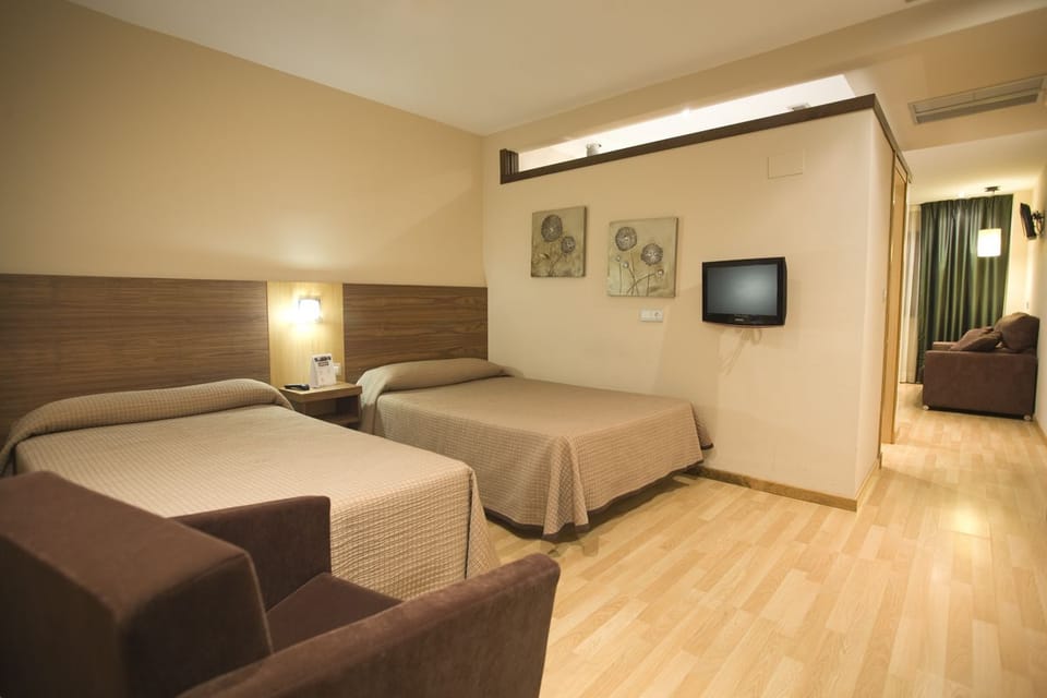Double or Twin Room | Desk, blackout drapes, WiFi (free)