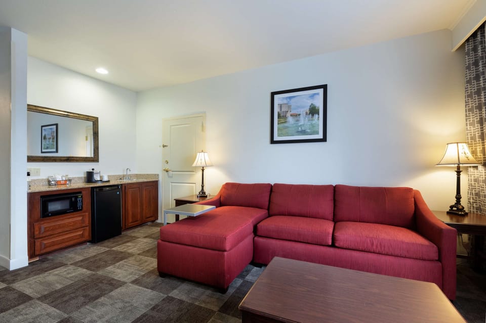 Suite, 1 King Bed, Non Smoking | Living area | LCD TV