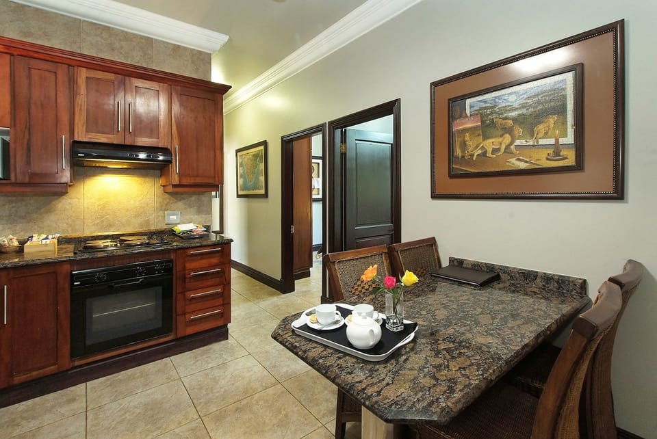 Luxury Apartment, 2 Bedrooms | Private kitchen | Coffee/tea maker