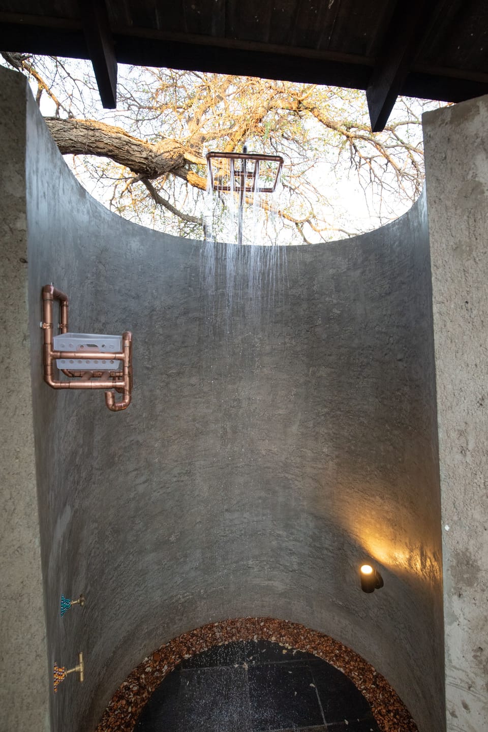 House | Bathroom | Shower, rainfall showerhead, towels