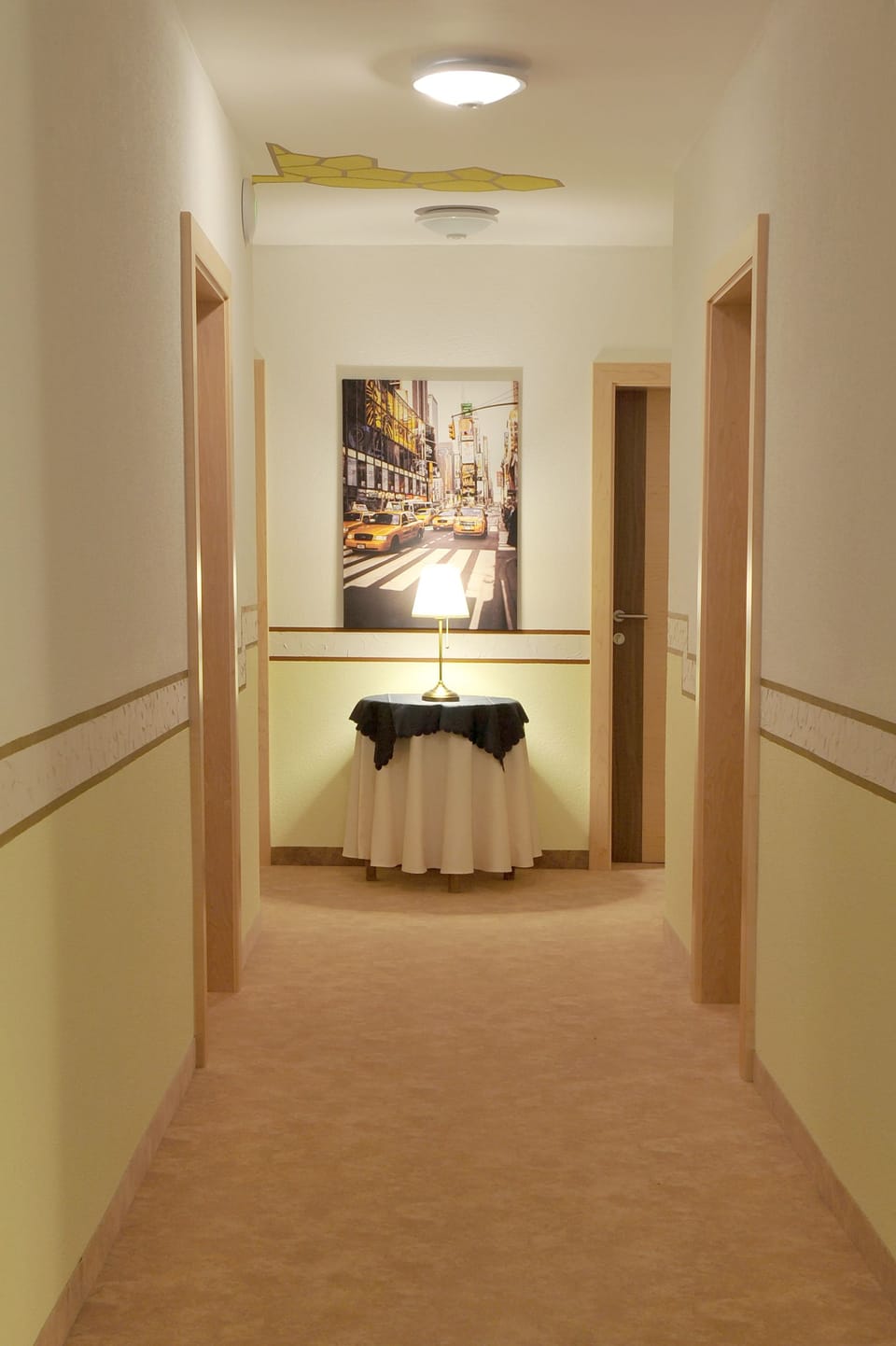 Interior entrance