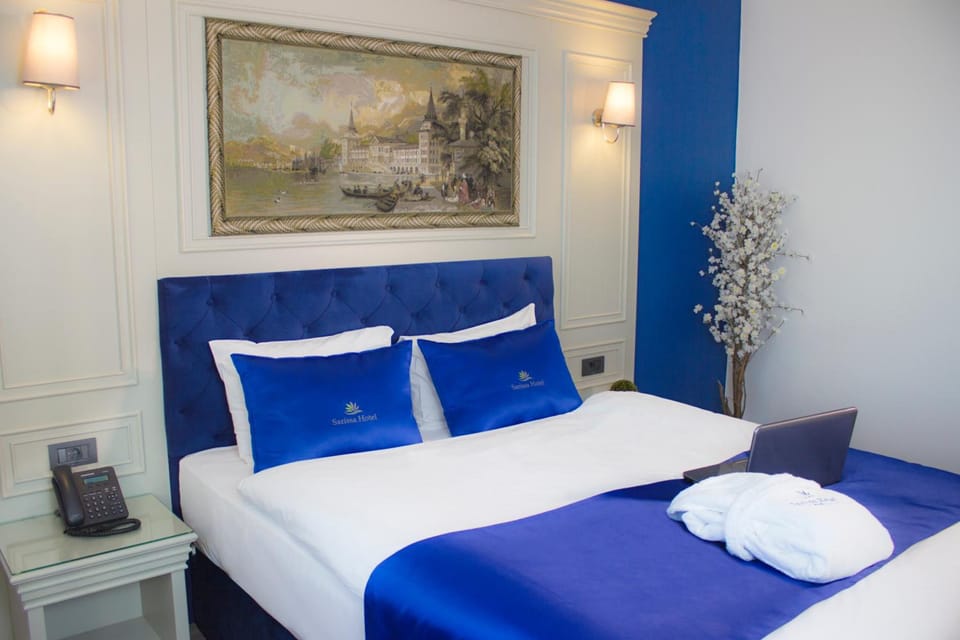 Premium bedding, memory foam beds, minibar, in-room safe