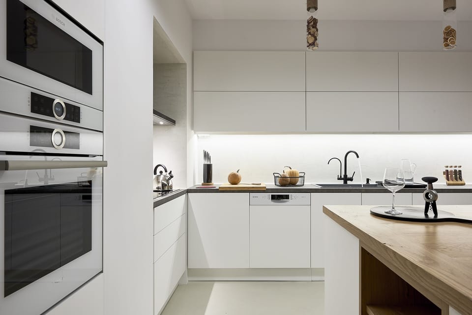 Luxury Villa, 5 Bedrooms, Partial Sea View | Private kitchen | Full-size fridge, microwave, oven, stovetop