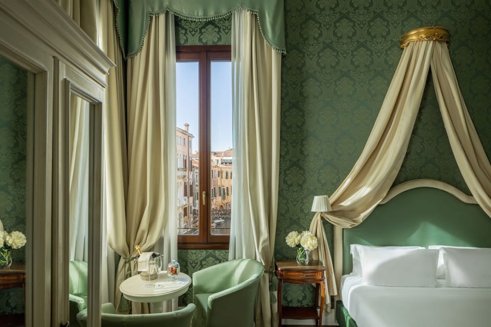 Premium Double Room (Canal View) | Premium bedding, minibar, in-room safe, individually furnished
