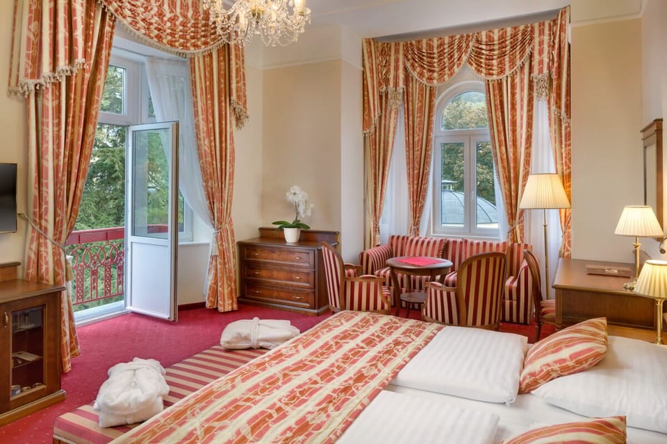 Hvezda - Junior Suite with Wellness and Fitness Access | Minibar, in-room safe, desk, free WiFi