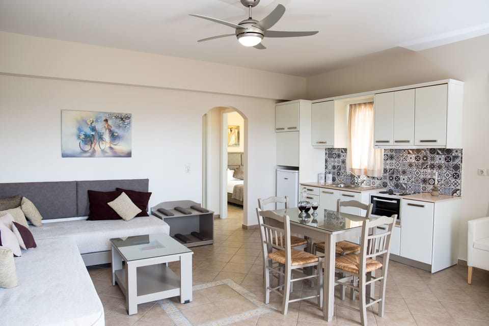 Apartment, 1 Bedroom | Living area | Flat-screen TV