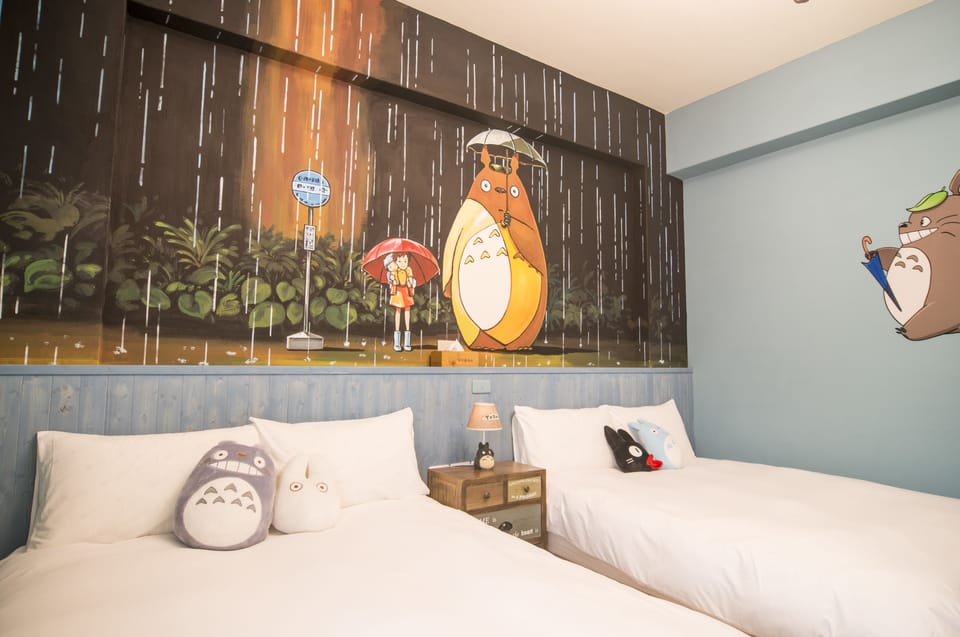 Comfort Quadruple Room, 2 Double Beds, Mountain View | Frette Italian sheets, premium bedding, individually decorated