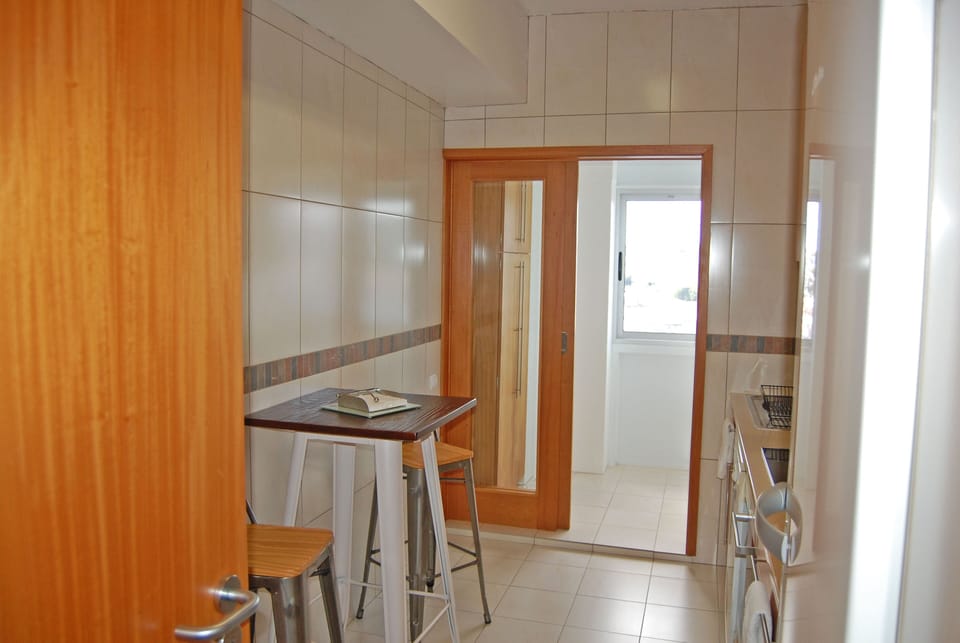 Comfort Apartment | Private kitchen | Full-size fridge, microwave, oven, stovetop