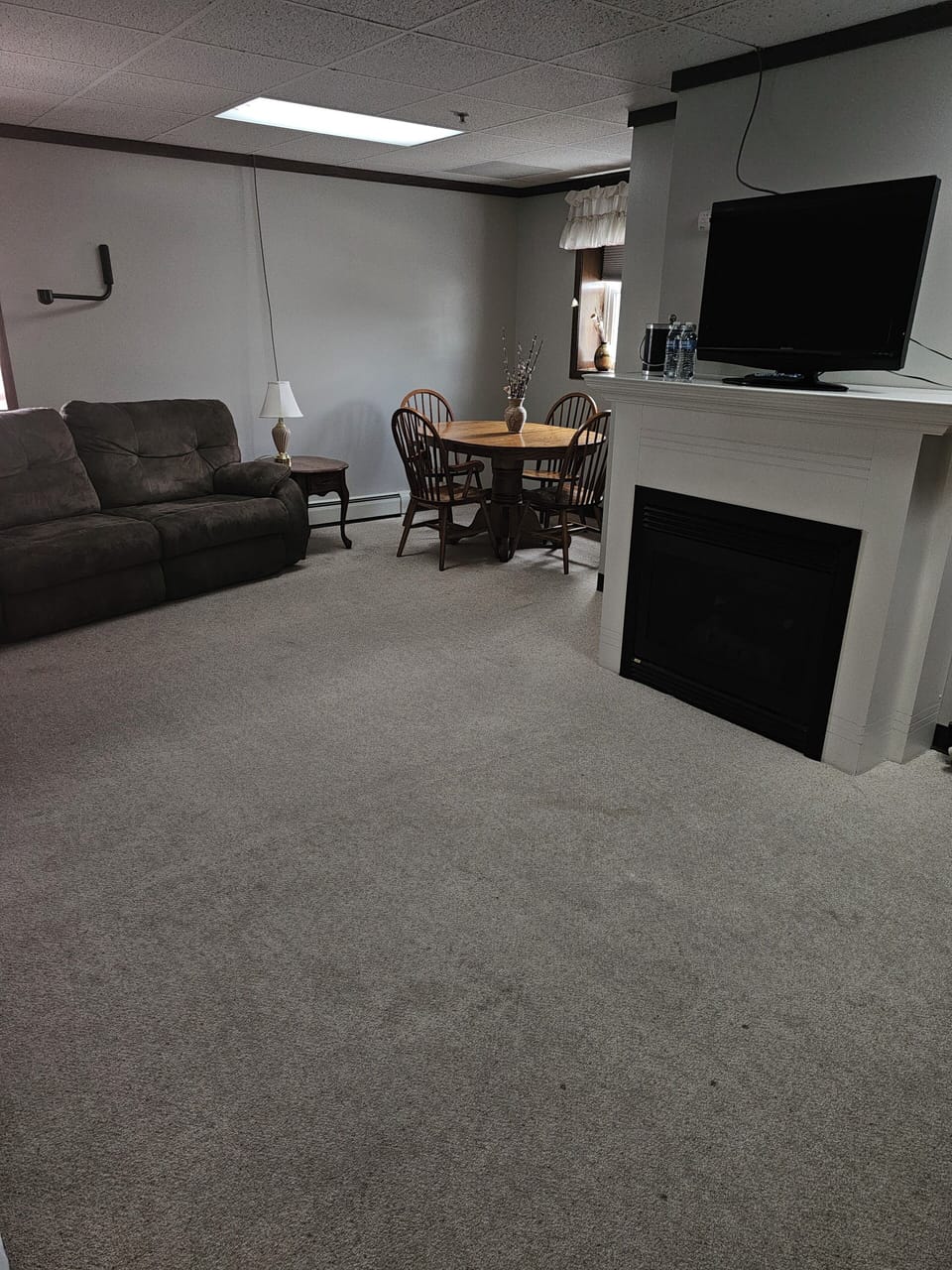 Lodge Suite, 2 Queen Beds | Living area | TV