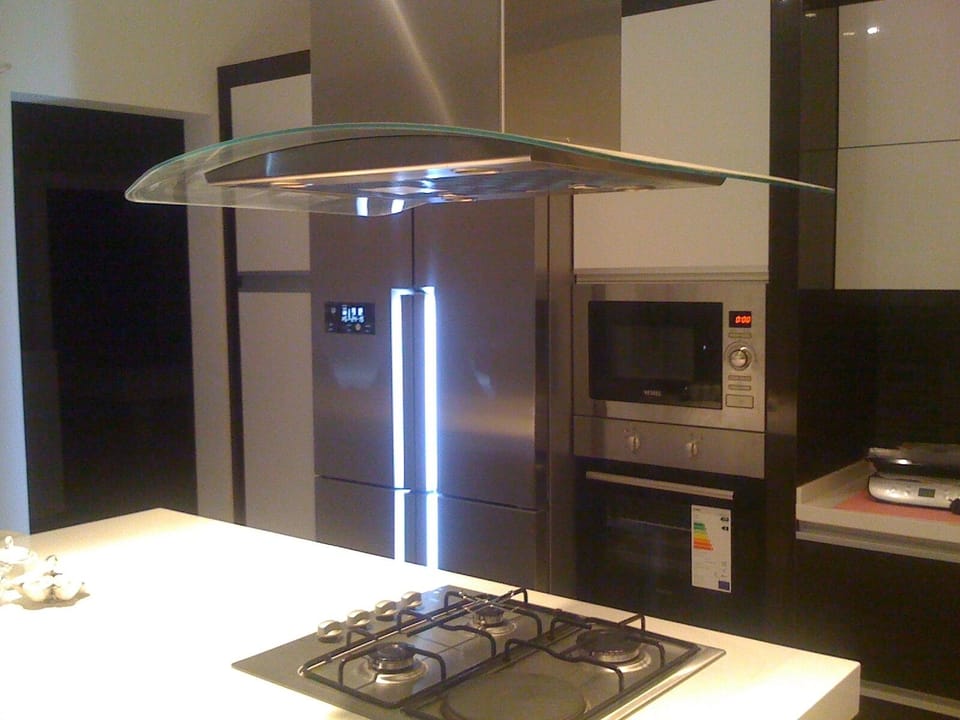 Luxury Villa | Private kitchen | Shared fridge, microwave, electric kettle
