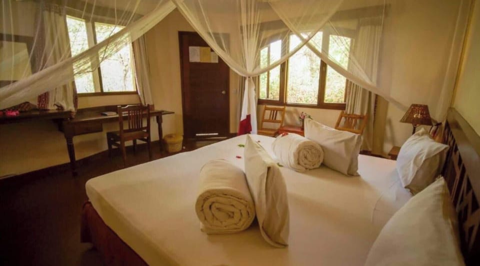 Individually decorated, individually furnished, desk, bed sheets