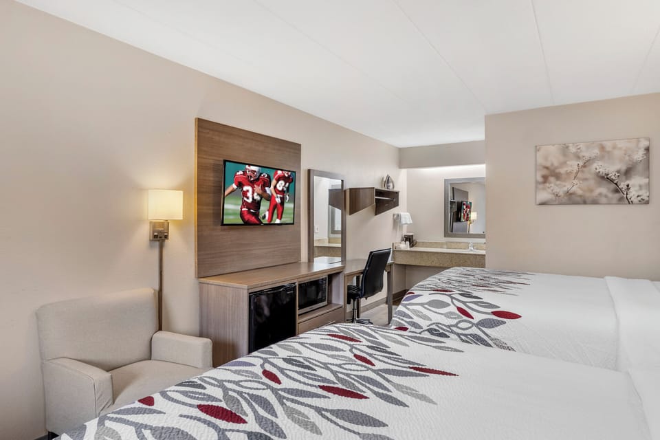 In-room safe, desk, blackout drapes, iron/ironing board