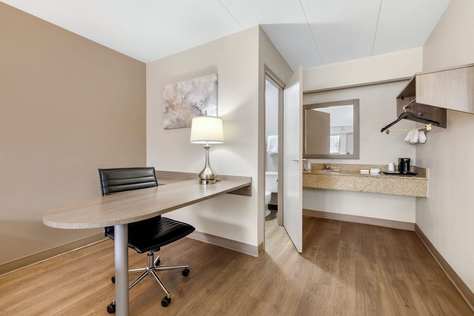 In-room safe, desk, blackout drapes, iron/ironing board