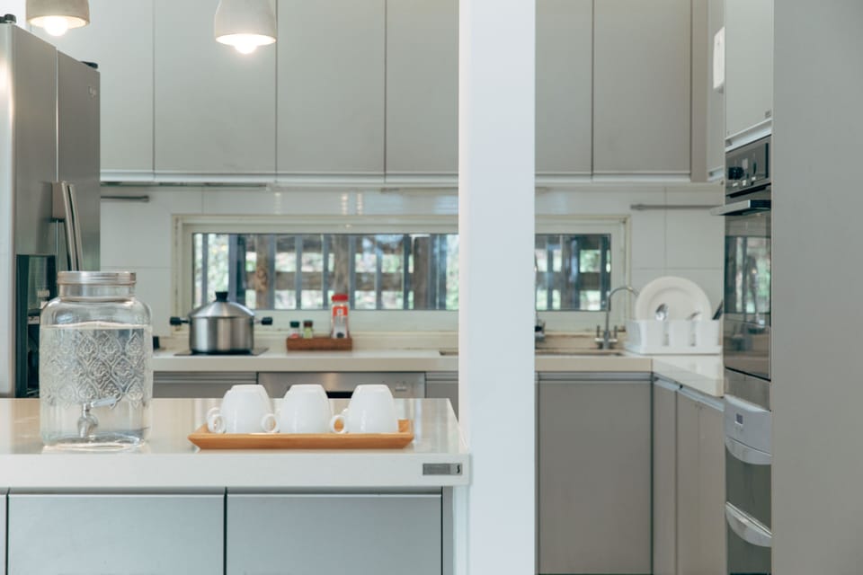 Shared fridge, microwave