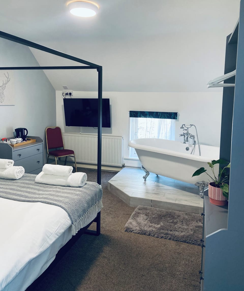 Superior Double Room | Premium bedding, desk, iron/ironing board, free WiFi
