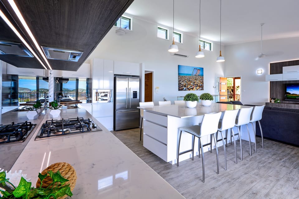 3 Bedroom Villa 19  | Private kitchen | Full-size fridge, microwave, oven, stovetop