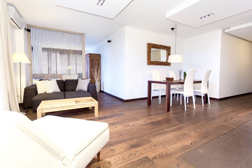 Apartment, Accessible, City View | Living area | Flat-screen TV