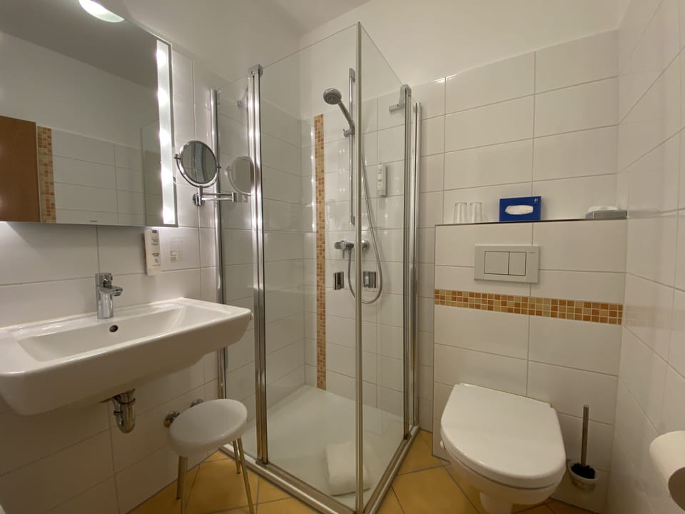 Superior Double Room | Bathroom | Shower, free toiletries, hair dryer, towels