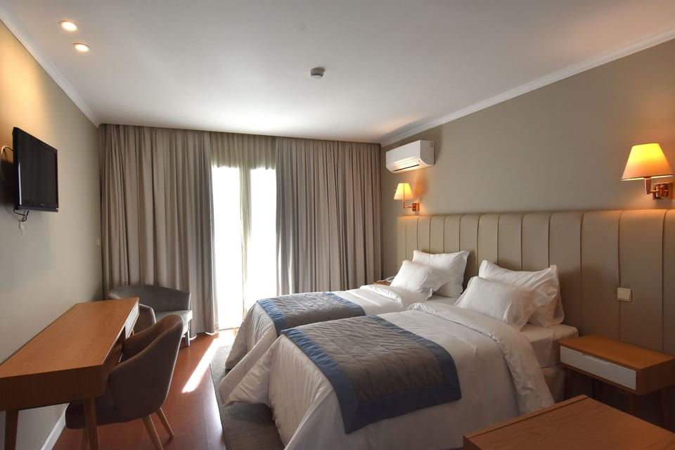 Double or Twin Room, Pool View | In-room safe, desk, soundproofing, wheelchair access