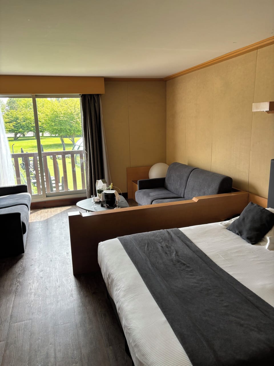 Suite (Left Shore Building) | In-room safe, desk, soundproofing, free cribs/infant beds